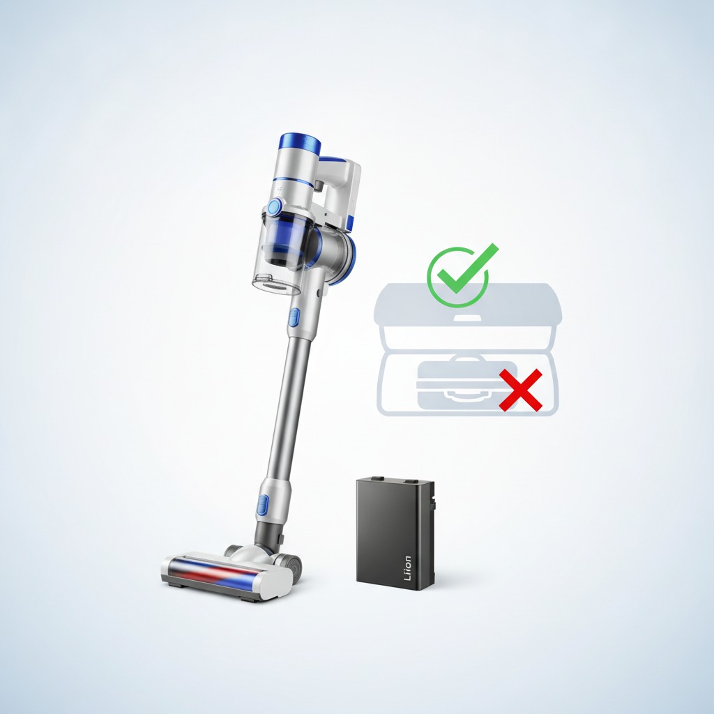 Aspirateur Sans Fil en Avion : Batterie Lithium Autorisée ou Interdite en Cabine ?